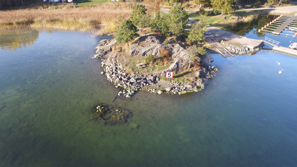 Konsulns brygga tagen med drönare