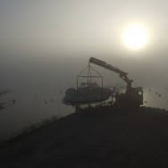 Båtupptagning i Älvsala