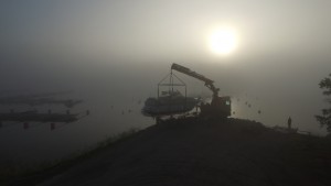 Båtupptagning i Älvsala